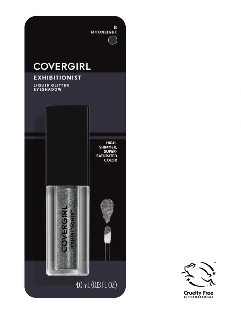 COVERGIRL Exhibitionist Liquid Glitter Eyeshadow 0.13 fl oz. Tube 8 Moonlight